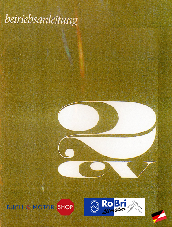 Citroën2CV Notice d\'emploi 1968